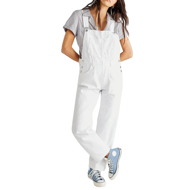 Ina | Stijlvolle Denim Jumpsuit met Relaxte Pasvorm