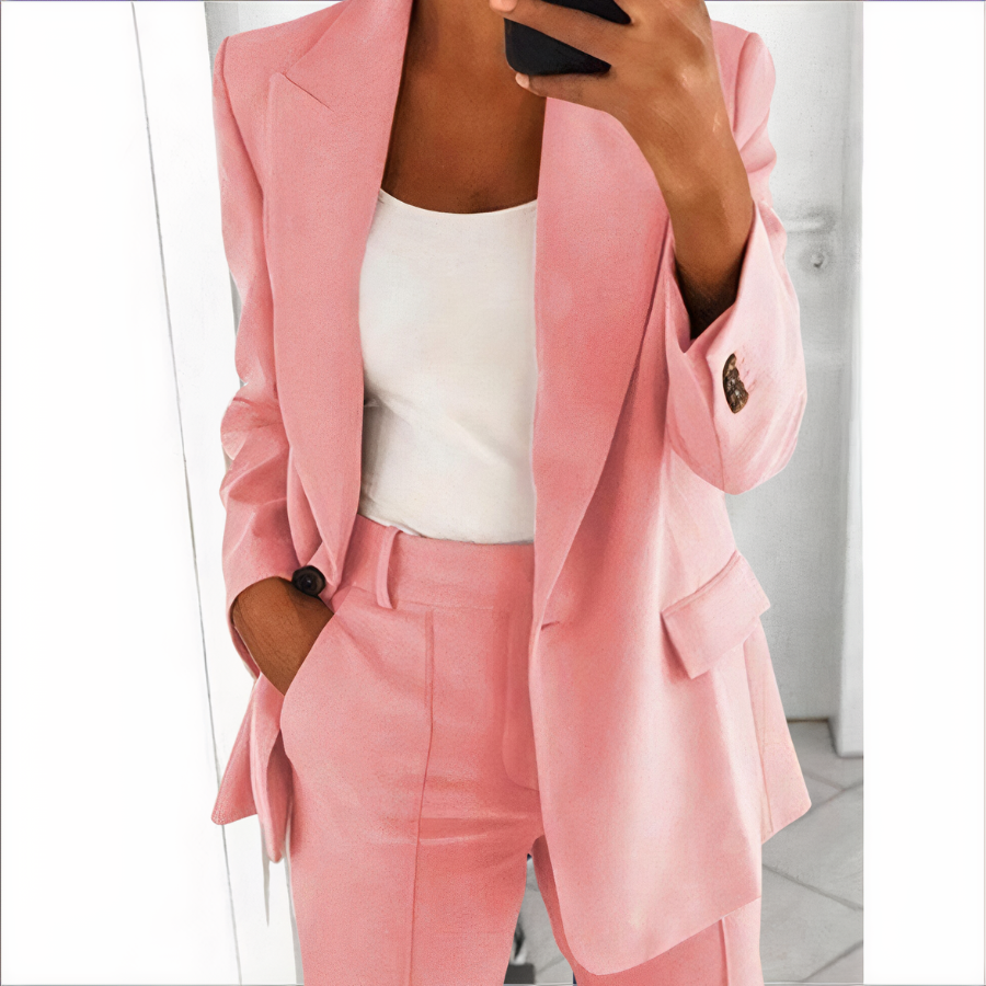 Sanne - Trendy Blazer en Broek Set voor Dames