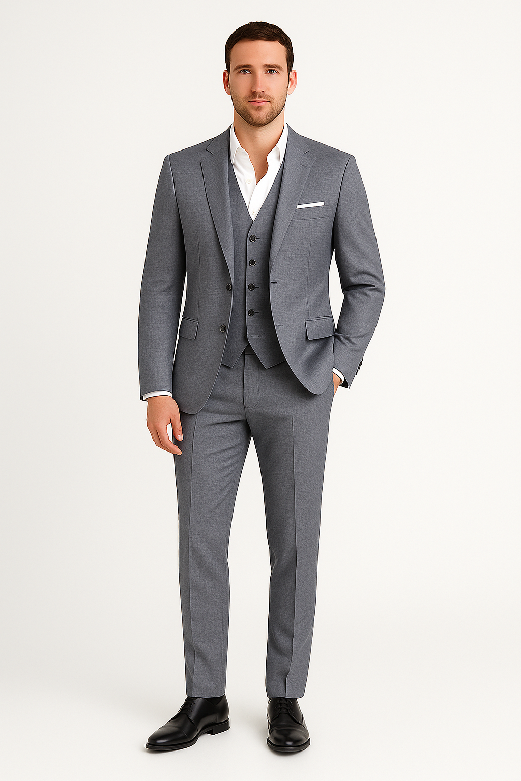 Elegant Herenpak 3-delig slim fit