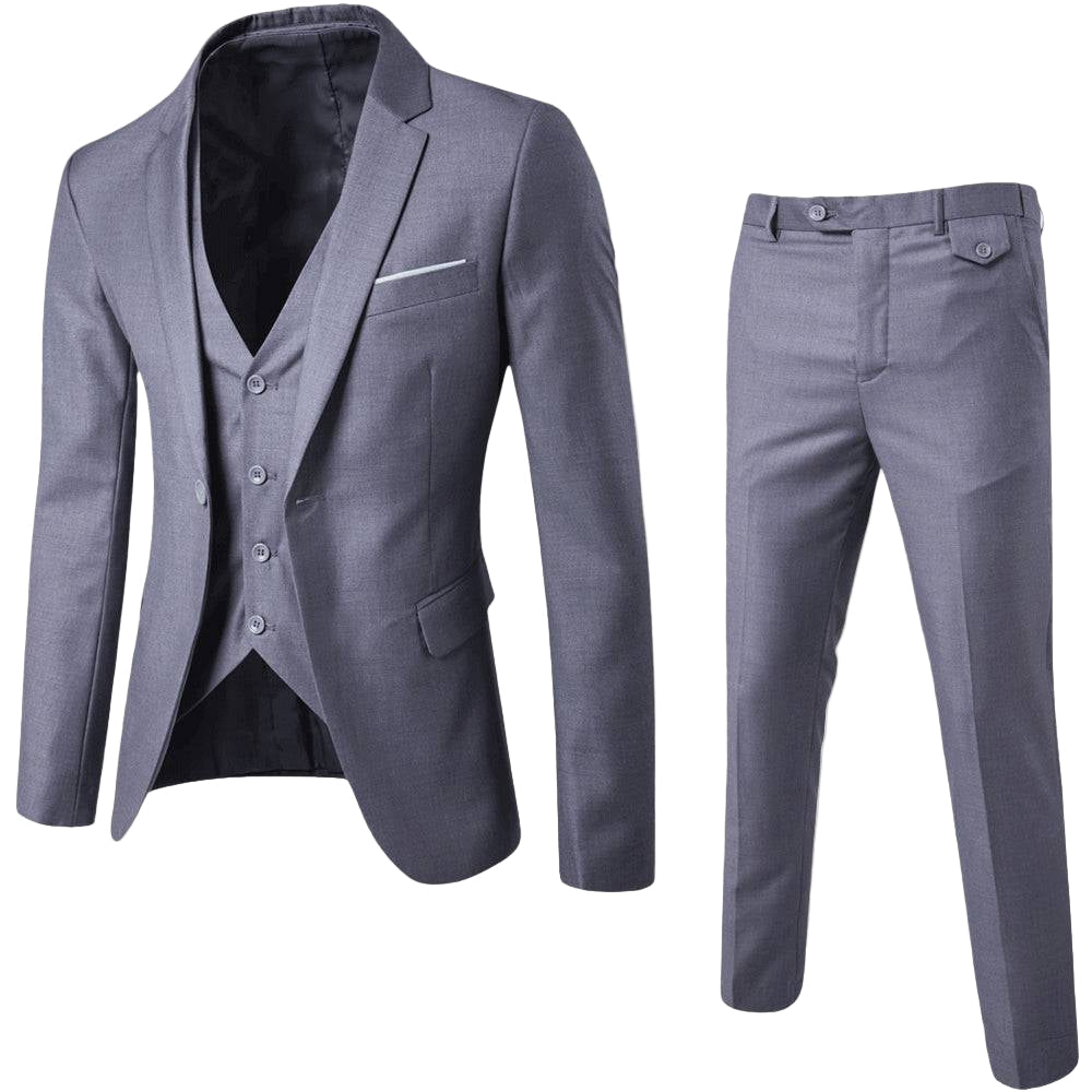 Elegant Herenpak 3-delig slim fit