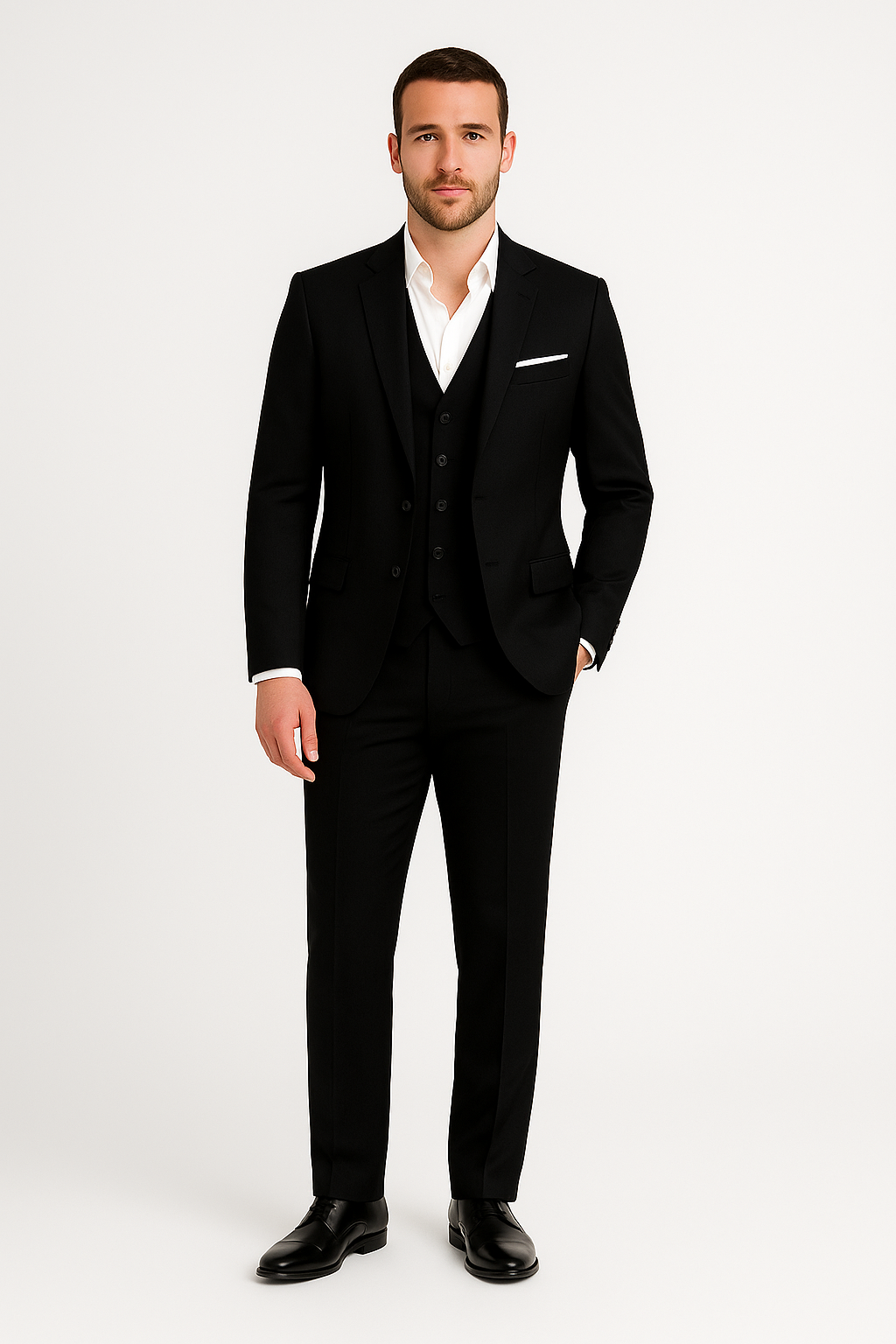Elegant Herenpak 3-delig slim fit