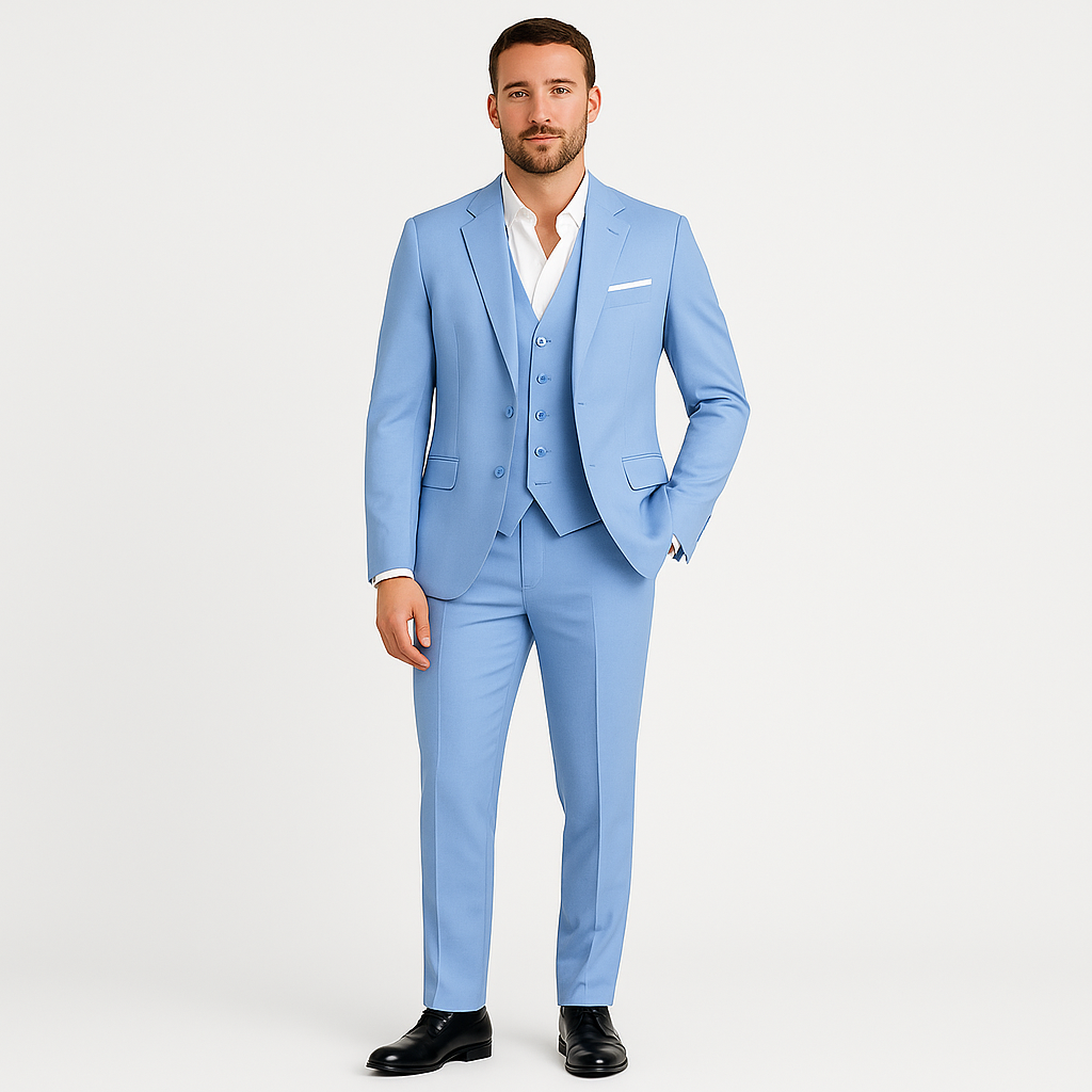 Elegant Herenpak 3-delig slim fit