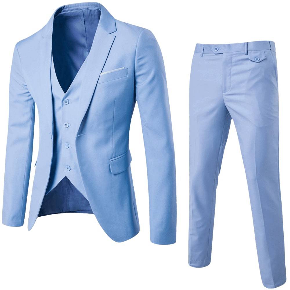 Elegant Herenpak 3-delig slim fit