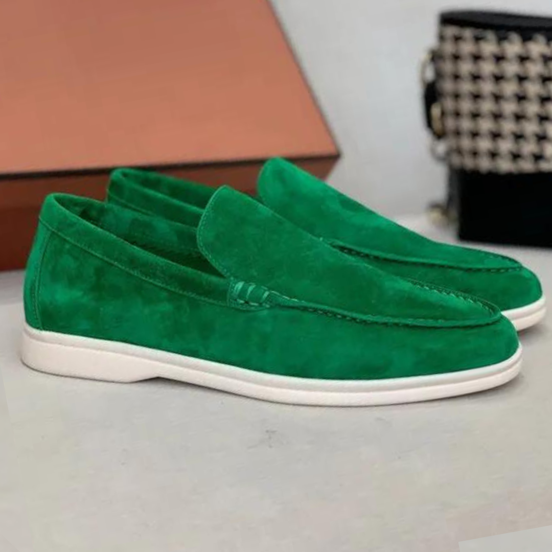Loafers heren suède