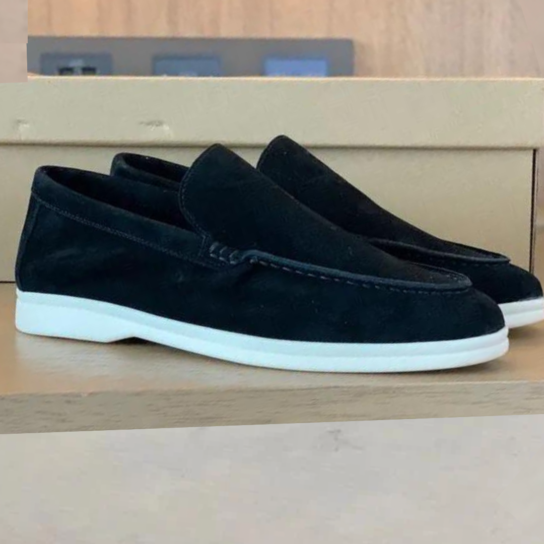 Loafers heren suède