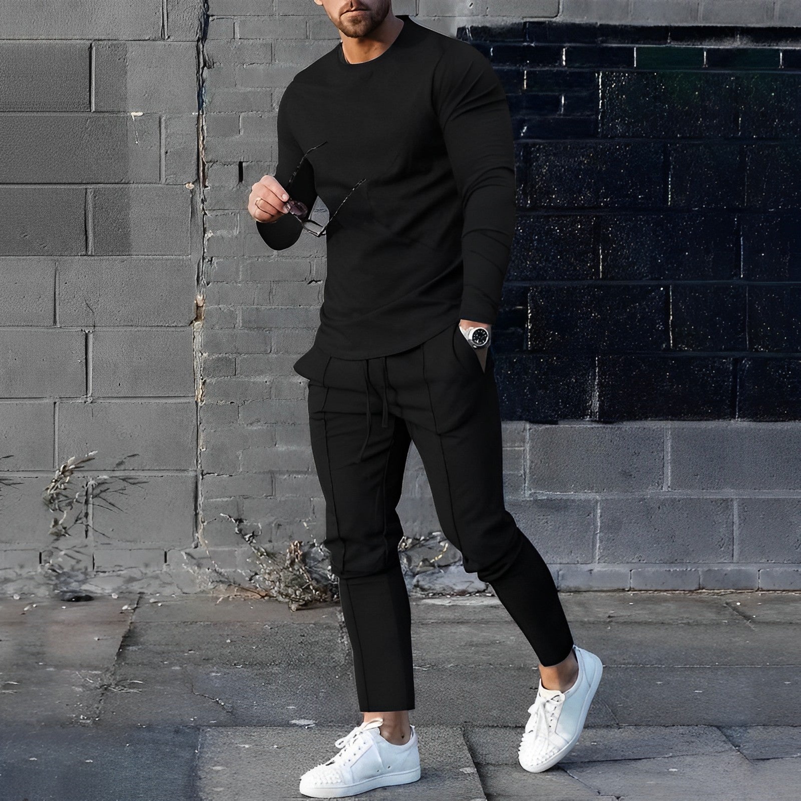 Elegante Set heren sweatshirt en broek