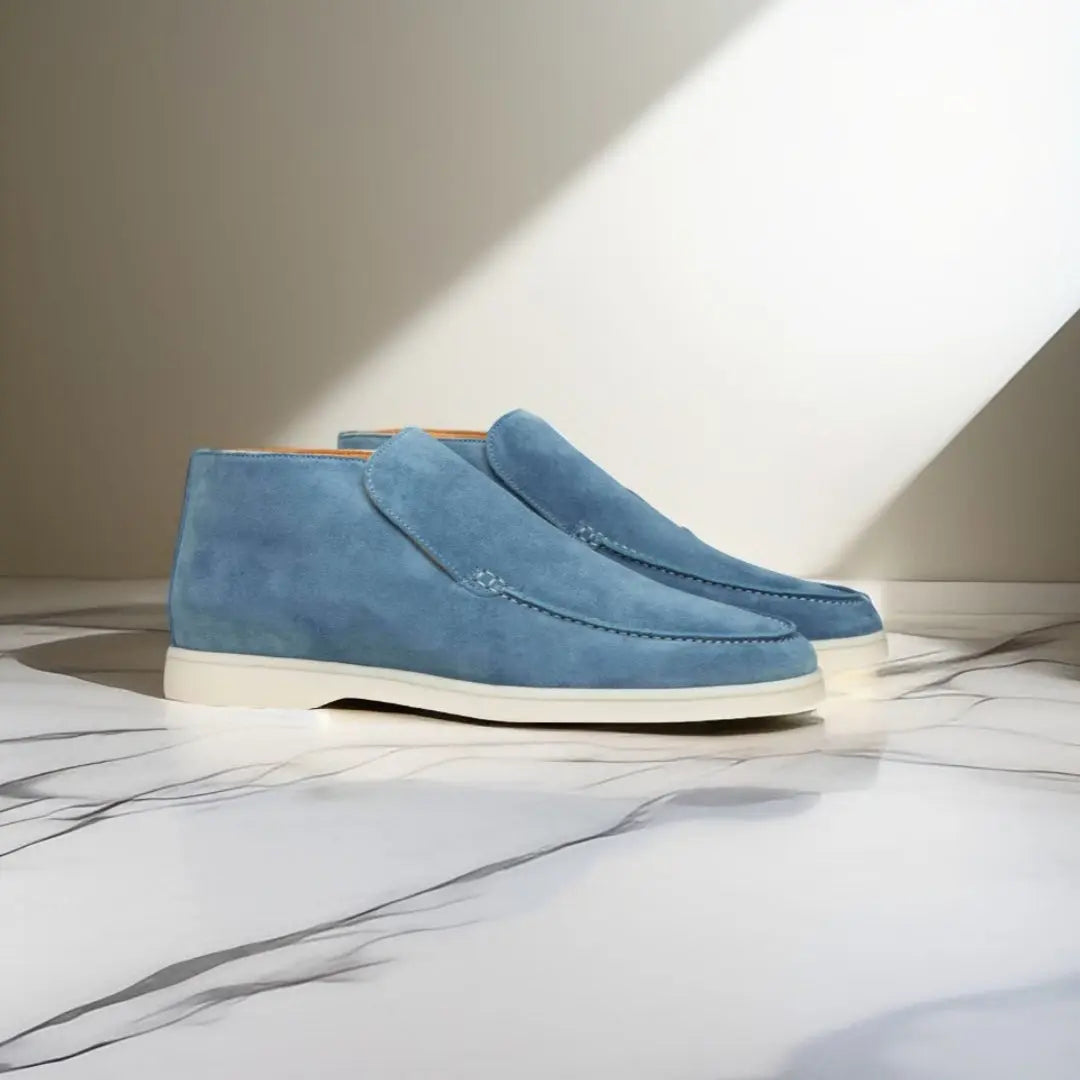 Heren Elegante Hoge Loafers van suède