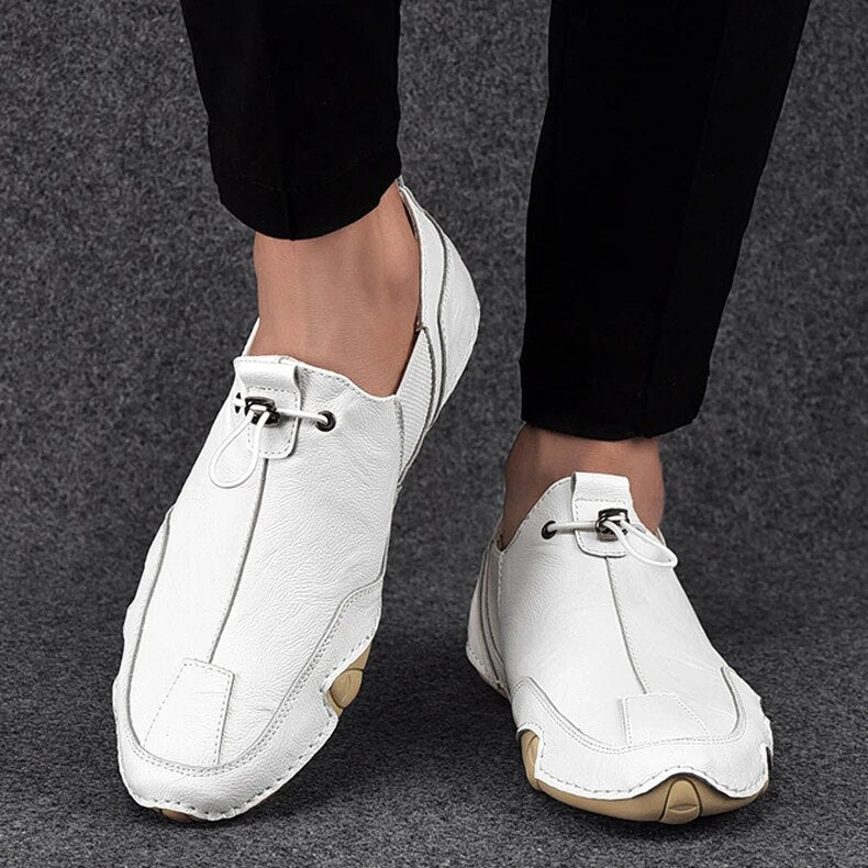 Loafers heren instap met elastische inzet
