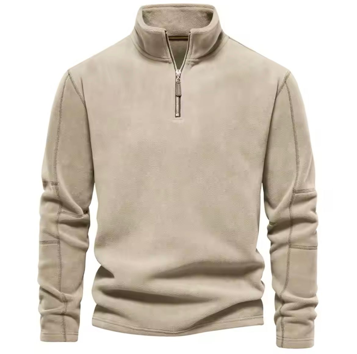 Herentrui met Half-Zip en opstaande kraag