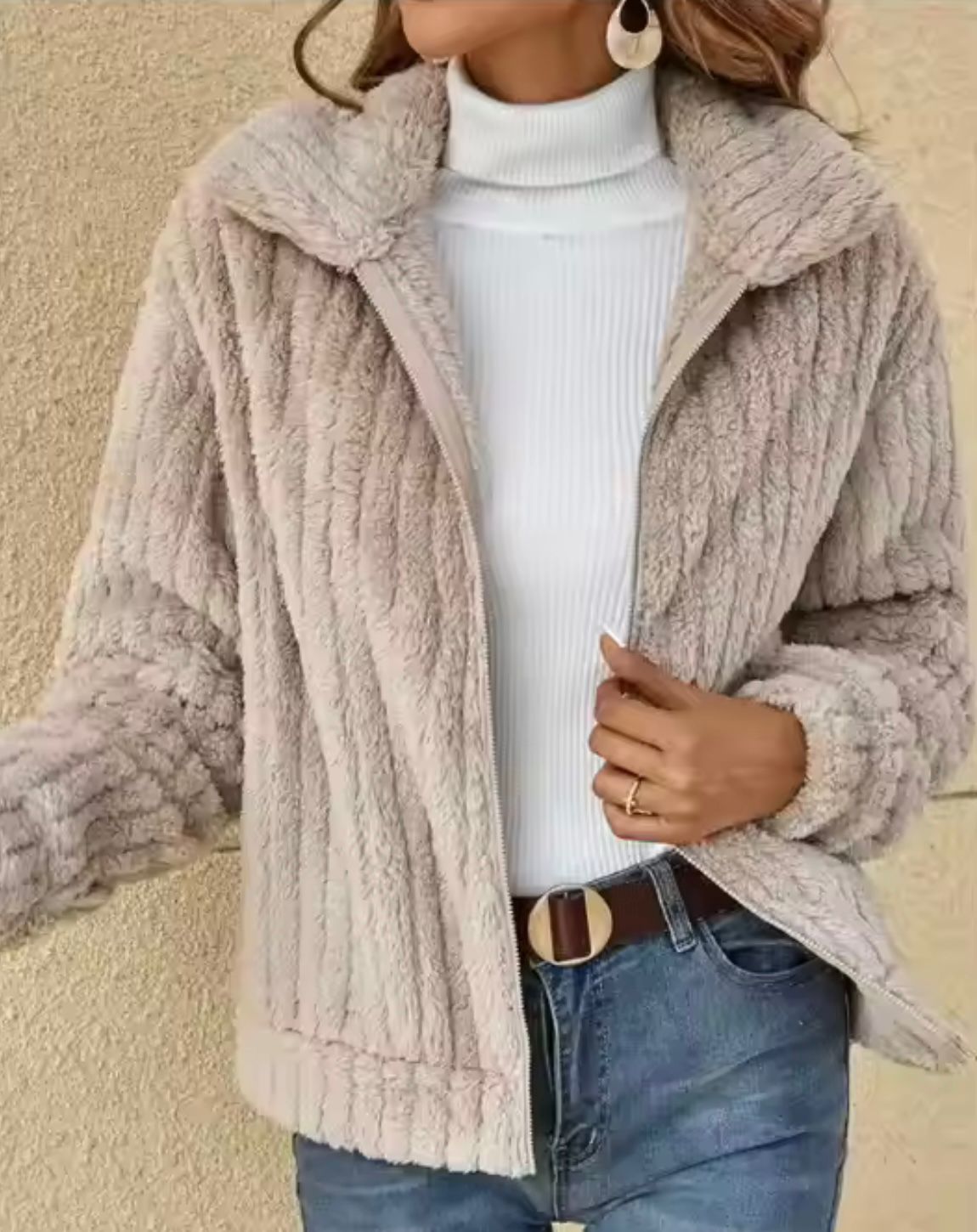 Dames Elegante Gilet Vest met ritssluiting
