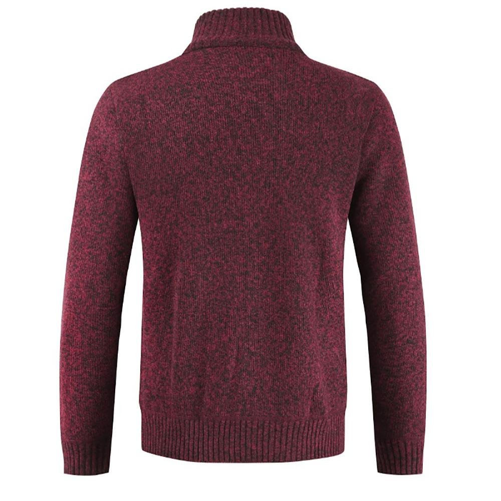 Bas - Warm grofgebreid vest voor heren Full