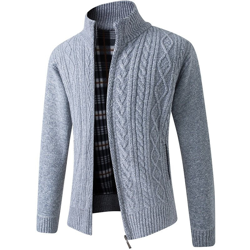 Bas - Warm grofgebreid vest voor heren Hero