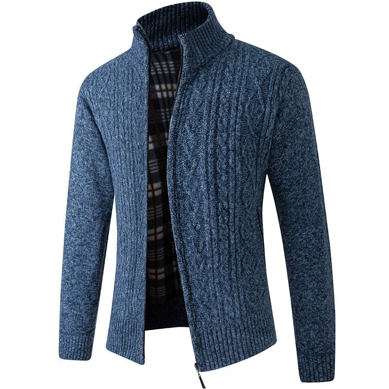 Bas - Warm grofgebreid vest voor heren View 11
