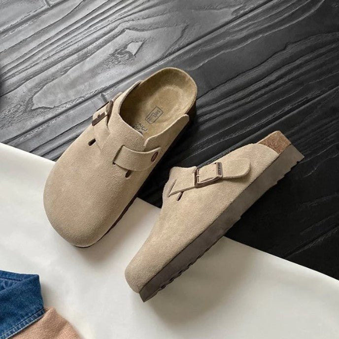 Daan - Leren Boston-sandalen voor heren Back
