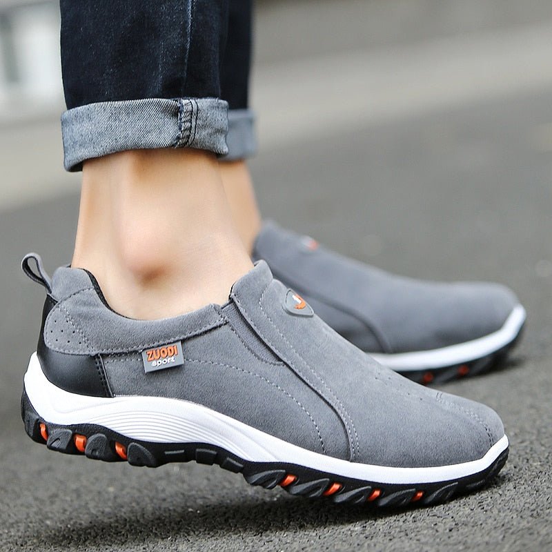 Dirk - Stevige slip-on outdoor wandelschoenen voor heren Hero