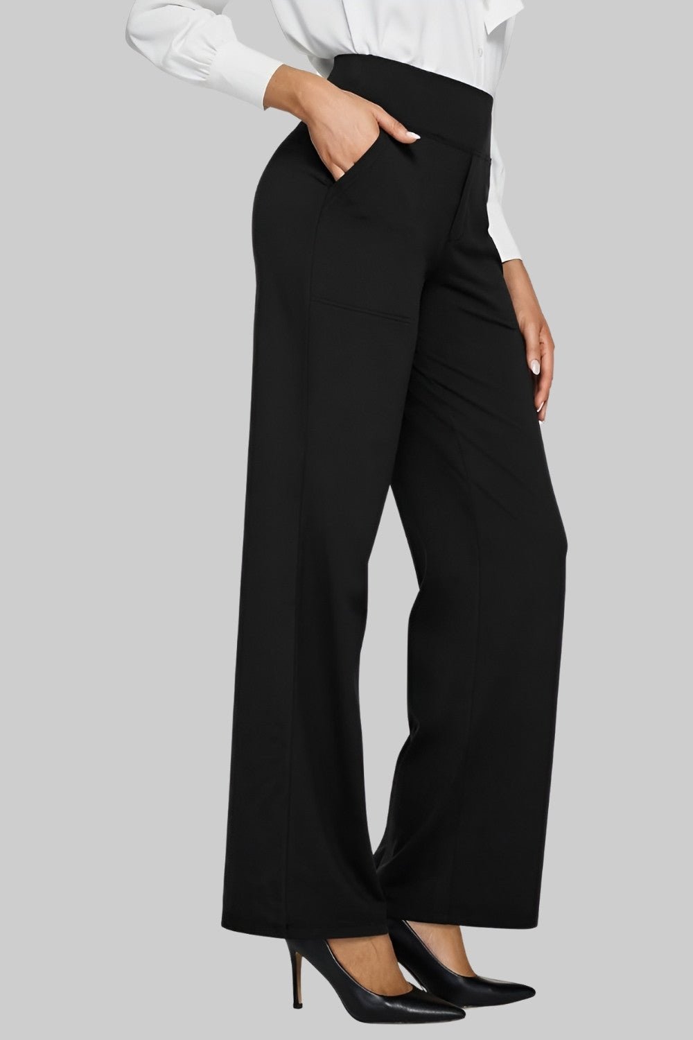 Fenna - Elegante wide leg broek met elastische taille voor dames Alternate