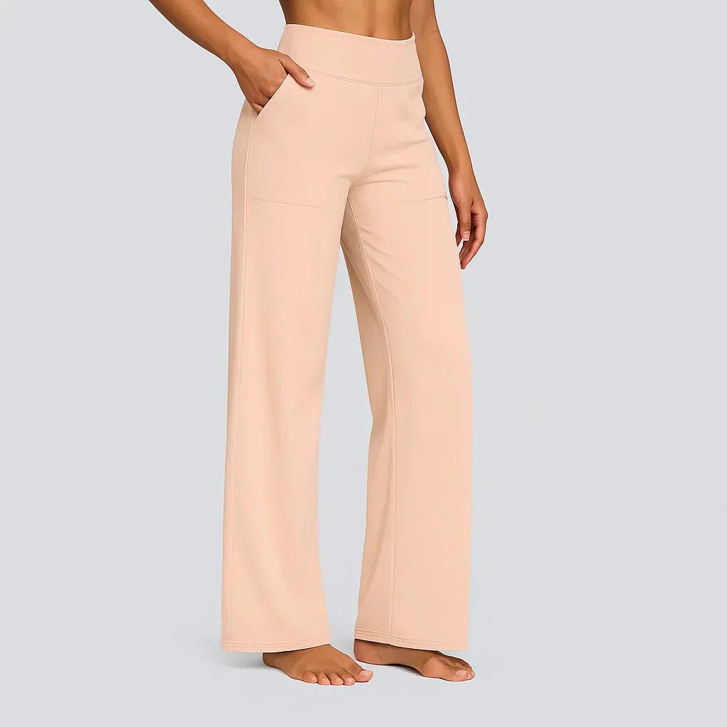 Fenna - Elegante wide leg broek met elastische taille voor dames View 14