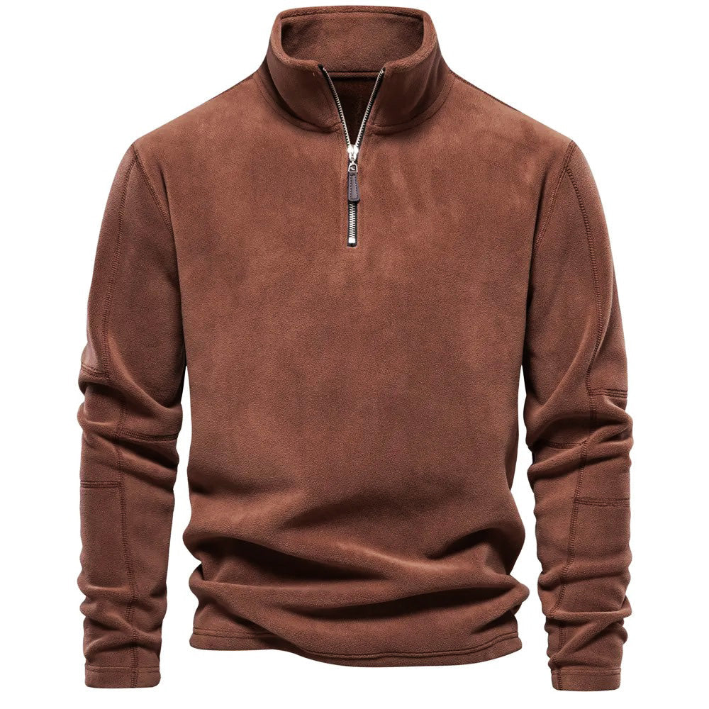 Herentrui met Half-Zip en opstaande kraag