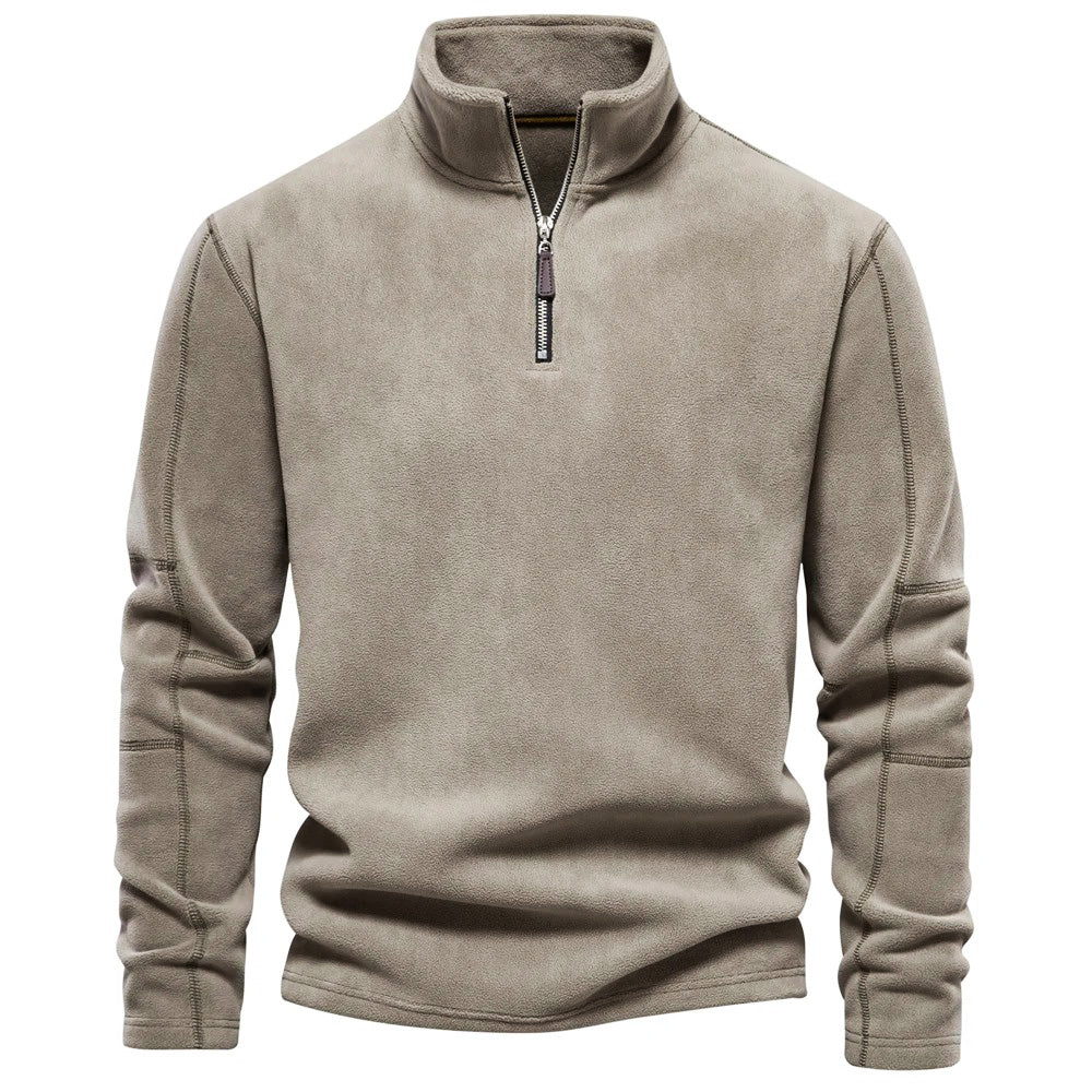 Herentrui met Half-Zip en opstaande kraag