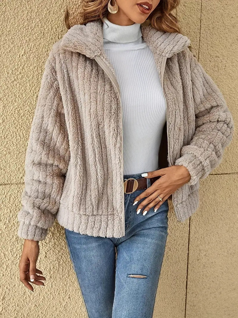 Dames Elegante Gilet Vest met ritssluiting