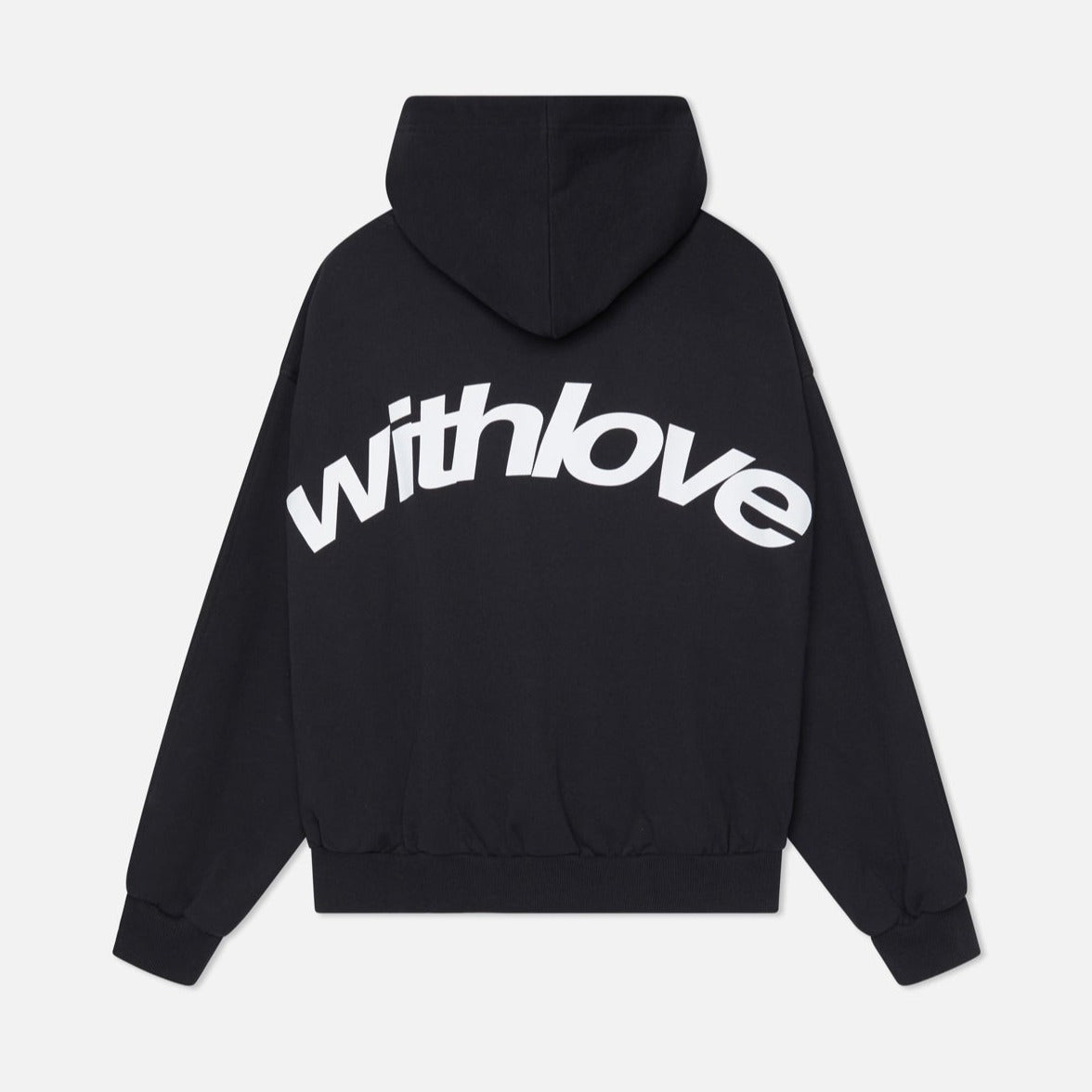 Oversized 'withlove' Hoodie en print
