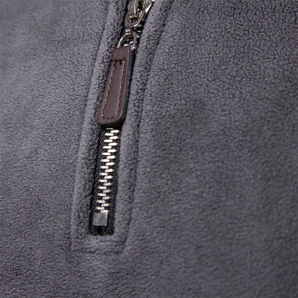 Herentrui met Half-Zip en opstaande kraag