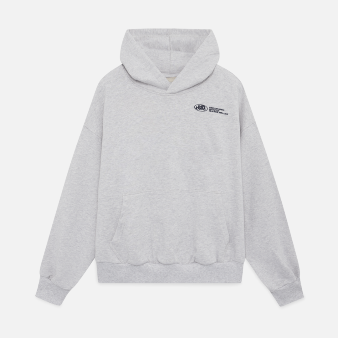 Oversized 'withlove' Hoodie en print