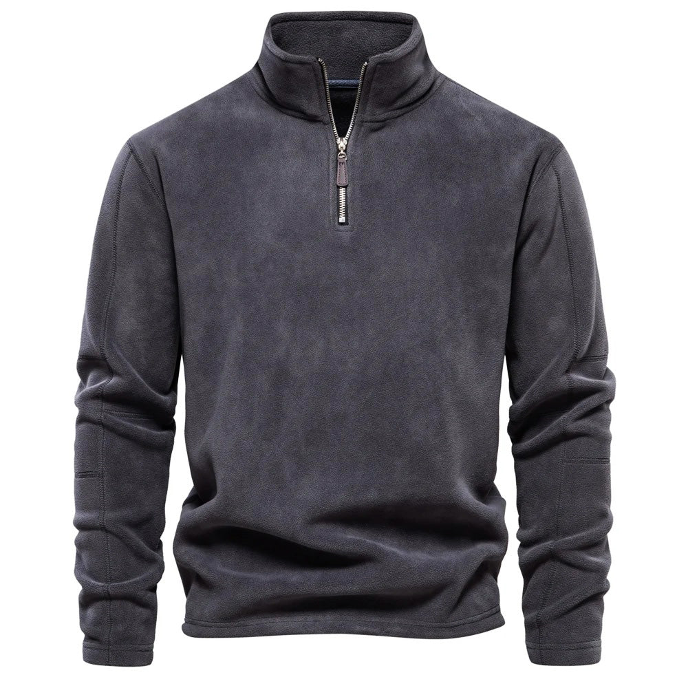 Herentrui met Half-Zip en opstaande kraag