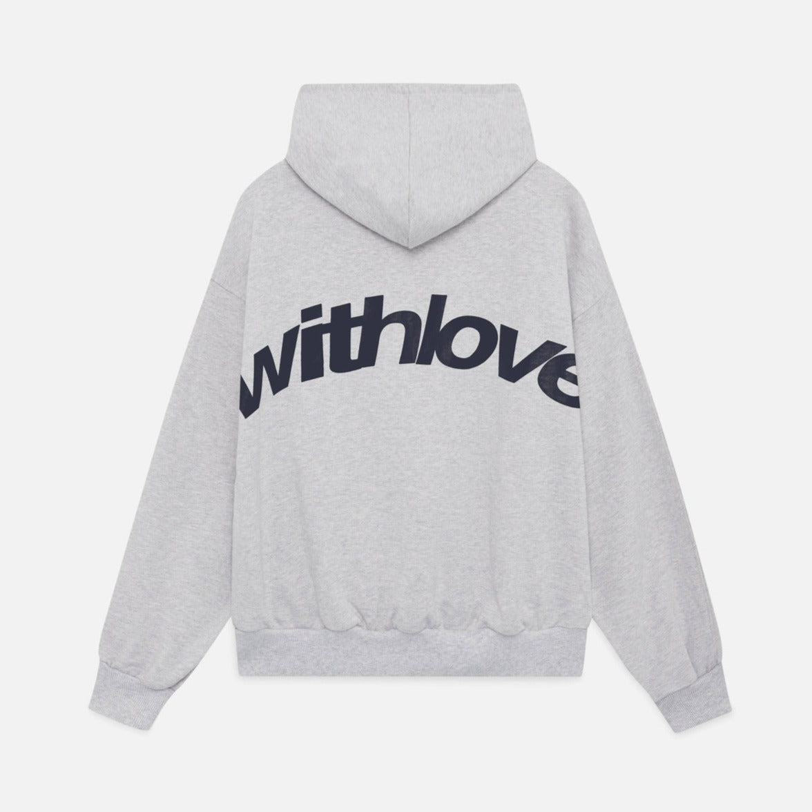 Oversized 'withlove' Hoodie en print