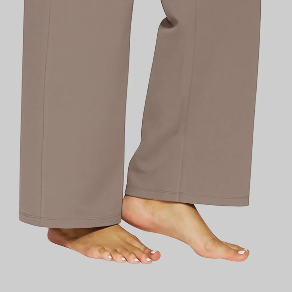 Iris - Elastische high waist stretchbroek voor dames Detail