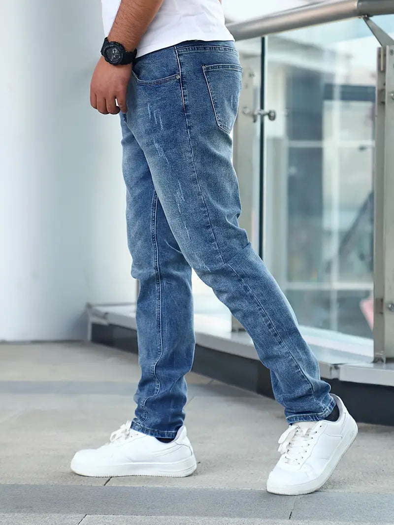 Jeans heren slim fit met zakken
