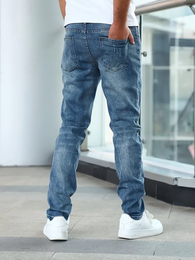 Jeans heren slim fit met zakken
