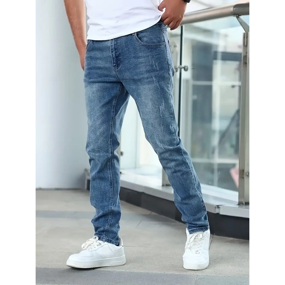 Jeans heren slim fit met zakken