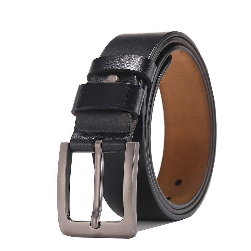 Leren riem met metalen gesp