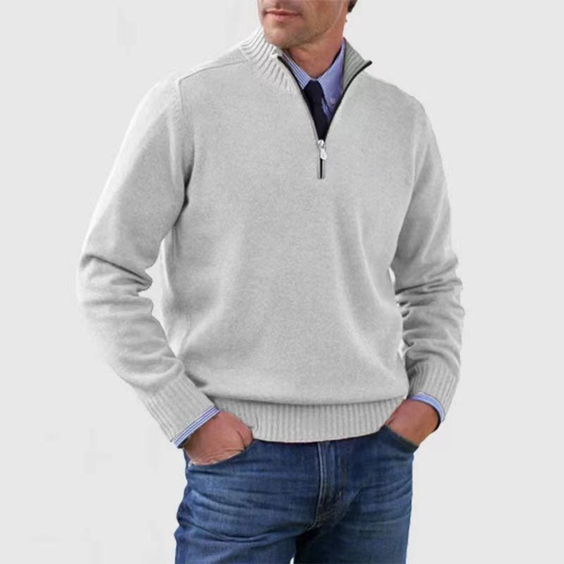 Joris - Klassieke half-zip trui voor heren Hero