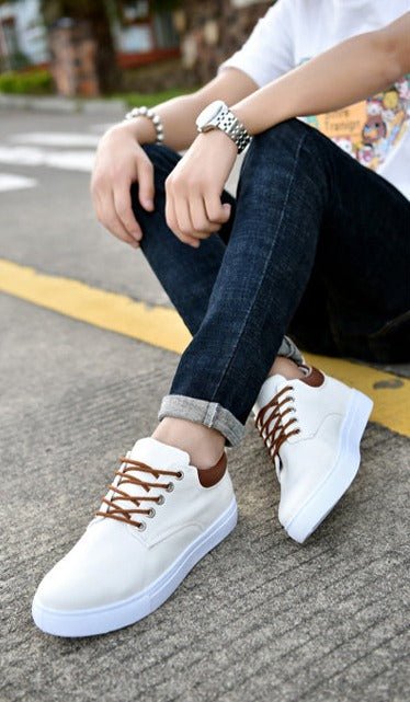 Joris - Stoere canvas sneakers met witte zool voor heren Lifestyle