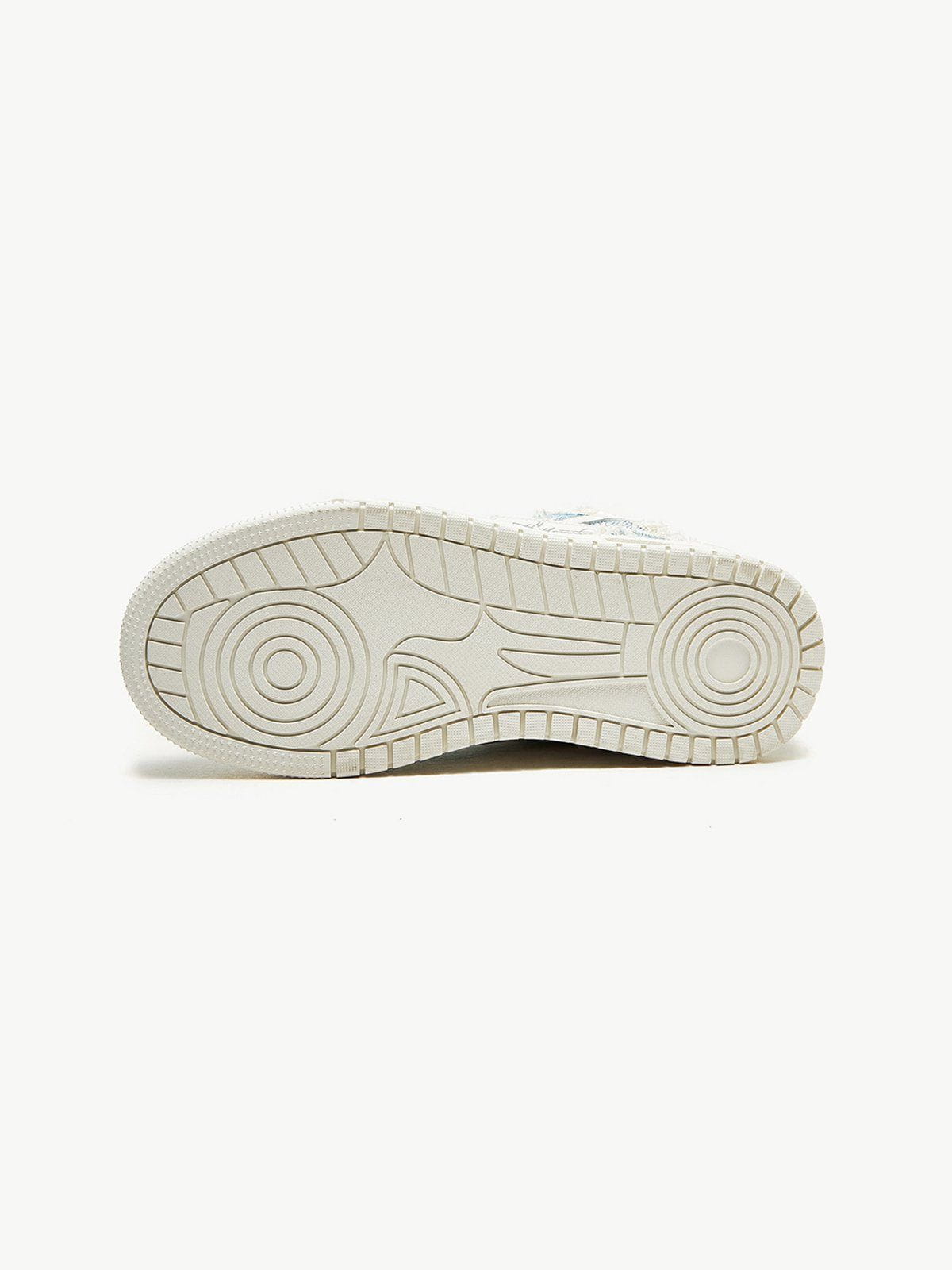 Sneakers laag model denim patchwork