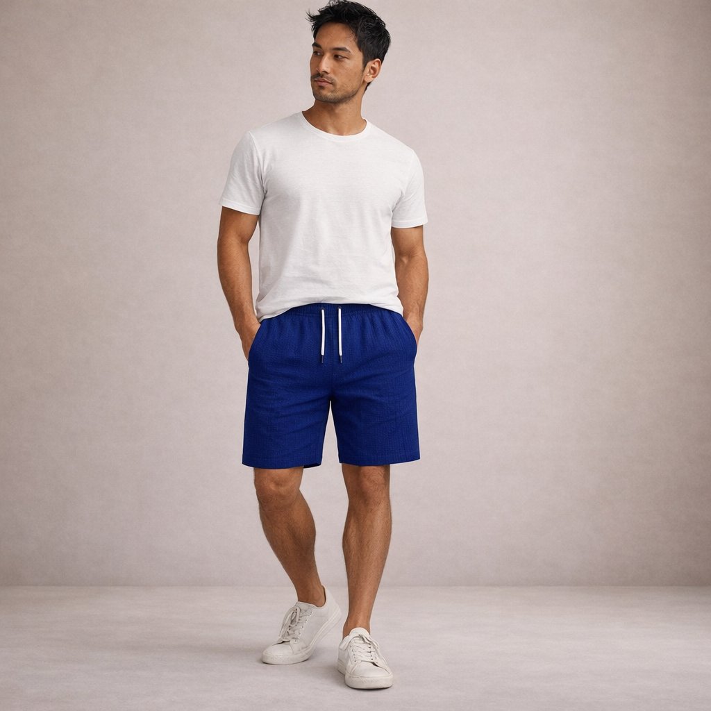 Luuk - Casual linnen korte broek voor heren Full