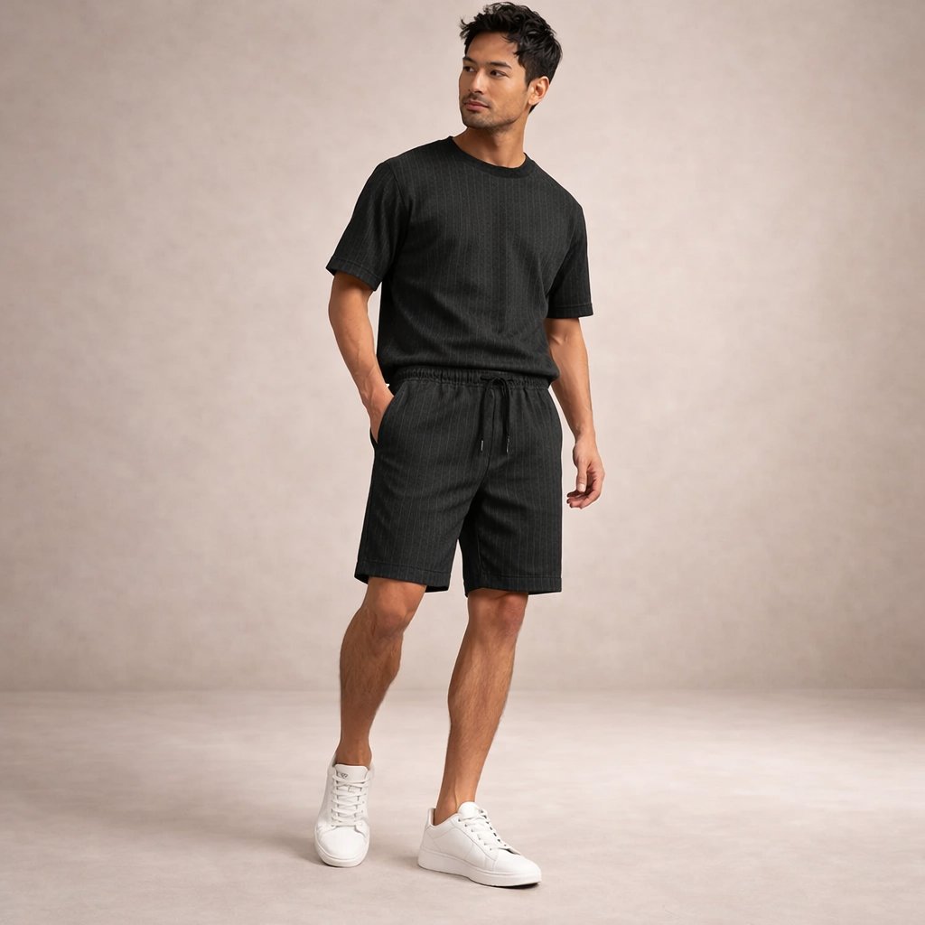 Luuk - Casual linnen korte broek voor heren View 17