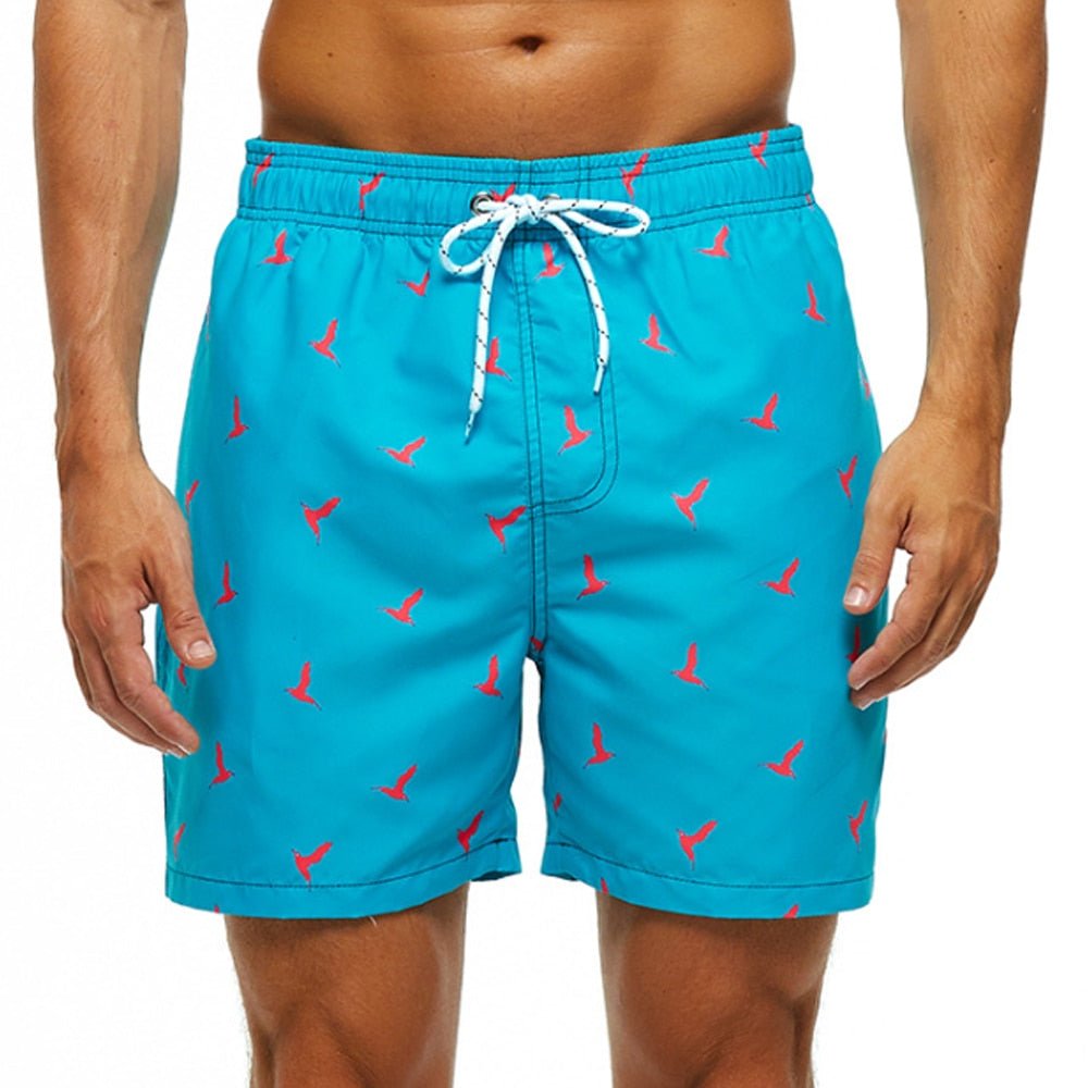 Luuk - Sneldrogende zomerse zwembroek met bananenprint voor heren Alternate