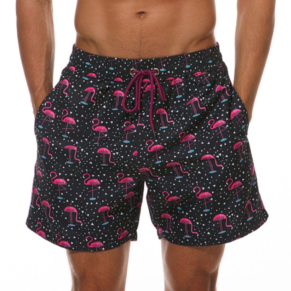 Luuk - Sneldrogende zomerse zwembroek met bananenprint voor heren Lifestyle