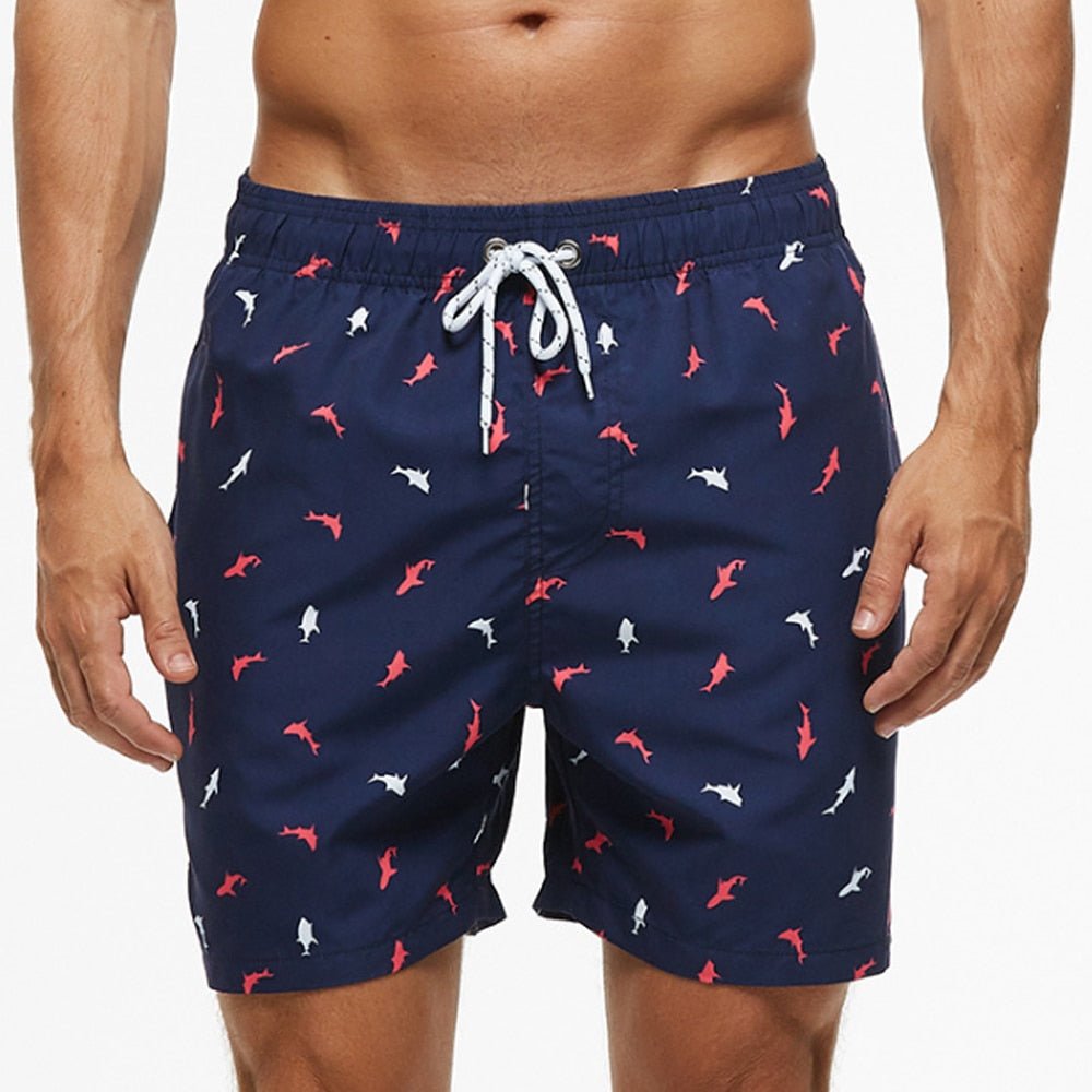 Luuk - Sneldrogende zomerse zwembroek met bananenprint voor heren View 11