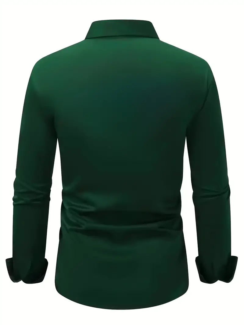 Maarten - Ademend slim fit overhemd met lange mouwen voor heren View 19