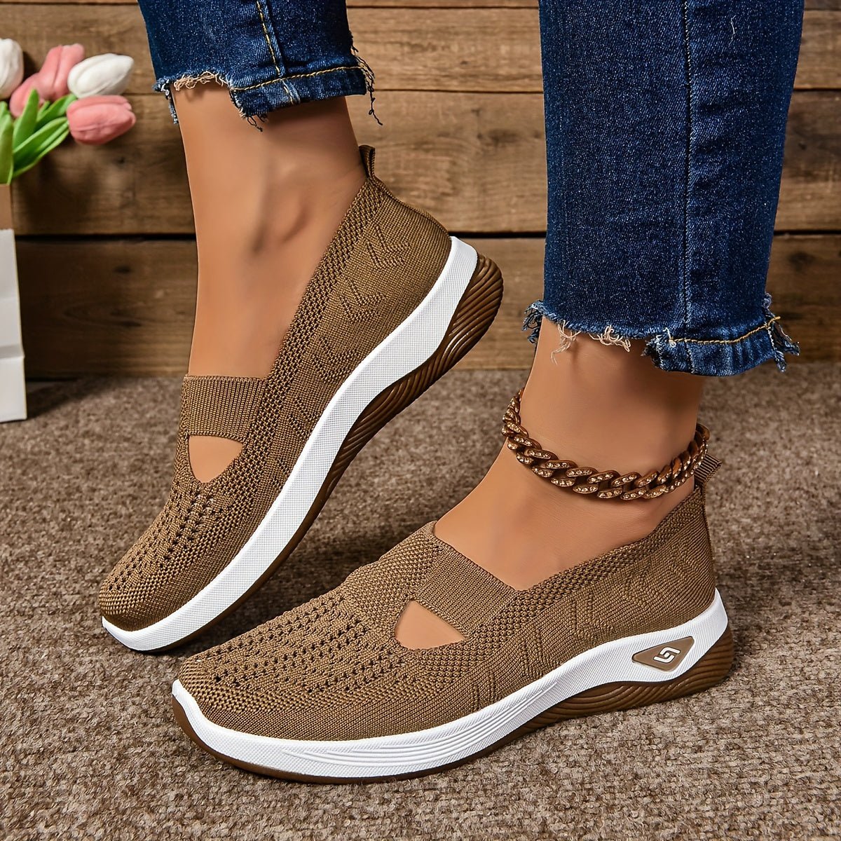 Maud - Orthopedische anti-slip loafers voor dames Angle