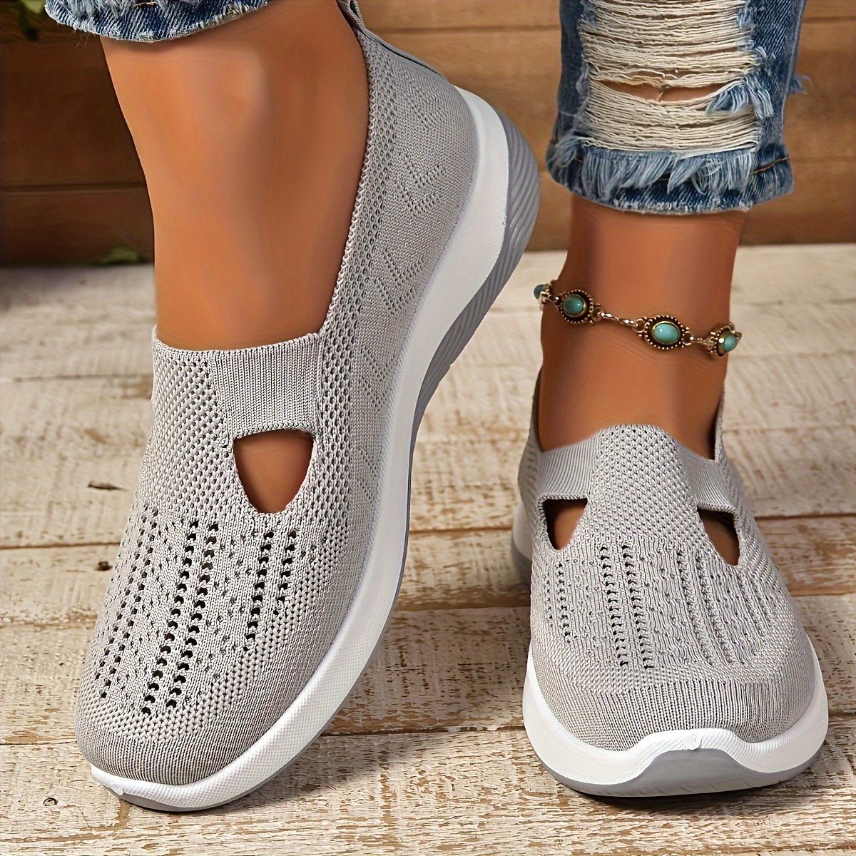 Maud - Orthopedische anti-slip loafers voor dames Close Up
