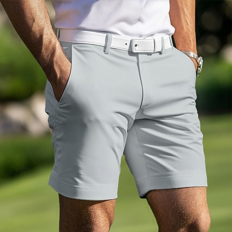 Mees - Ademende chino shorts voor heren Front