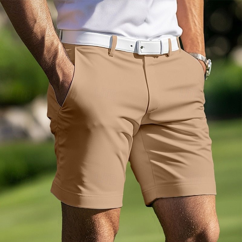 Mees - Ademende chino shorts voor heren Side