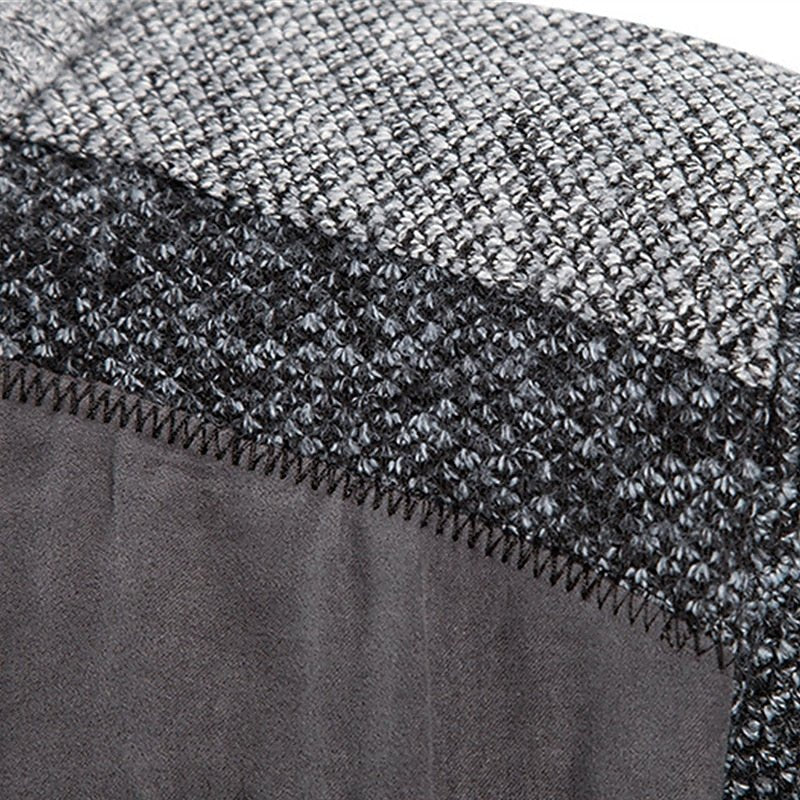 Niels - Warm wollen vest met rits voor heren Close Up