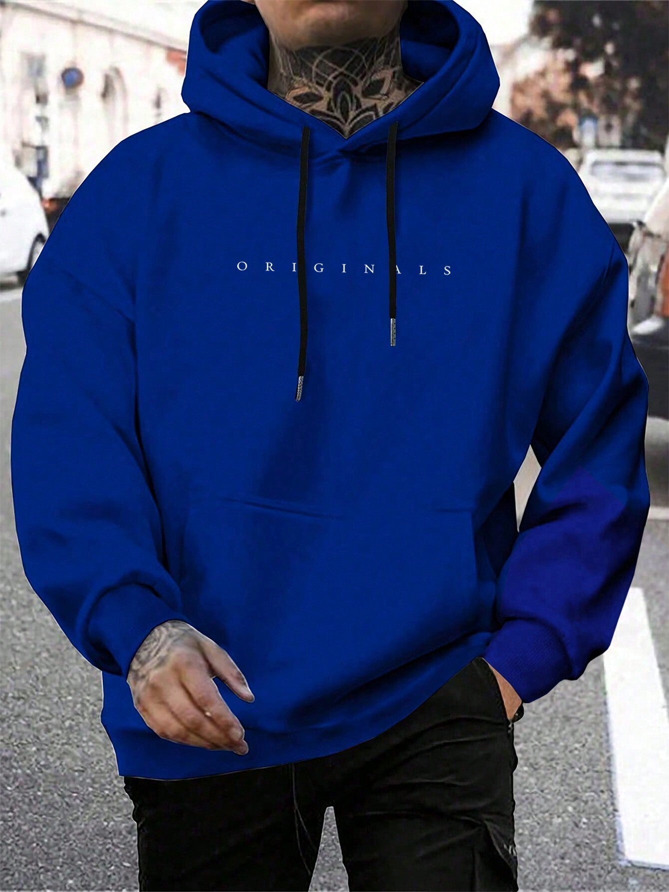Heren Originals Hoodie en letterprint