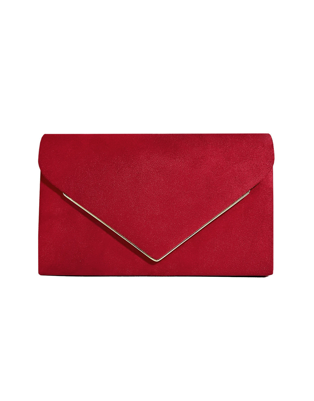 Clutch handtas envelop met schouderketting